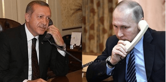 putin erdoğan telefon görüşmesi
