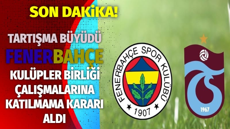 Fenerbahçe Kulübü, Trabzonspor Başkanı Ertuğrul Doğan’ın ifadelerini eleştirerek bir açıklama