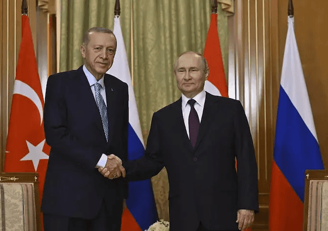 Çin'de Erdoğan-Putin görüşmesi