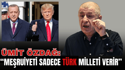 Zafer Partisi Genel Başkanı Ümit Özdağ;Başkan Trump ve Cumhurbaşkanı Erdoğan’ın