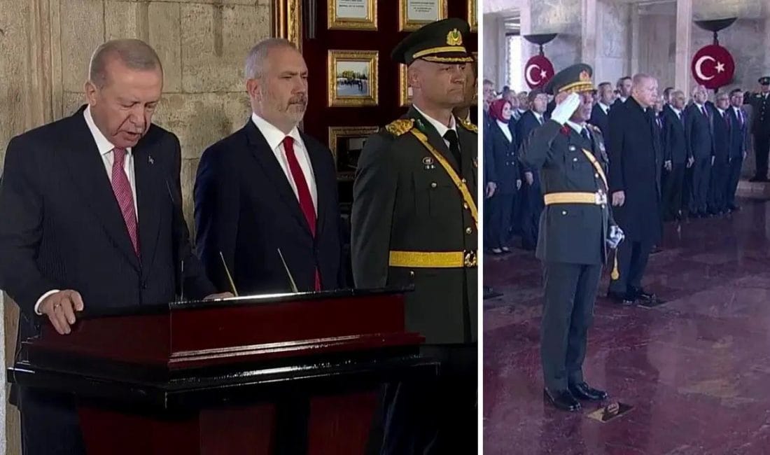 Anıtkabir Törenleriyle 29 Ekim’de Cumhuriyetin 102. Yılı Kutlandı Anıtkabir’de düzenlenen resmi törende devlet protokolü, Aslanlı Yol boyunca yürüyüş