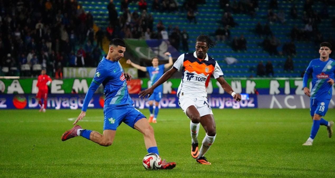 Çaykur Rizespor ile Başakşehir Karşılaşmasında Golsüz Eşitlik Süper Lig’in 3’üncü