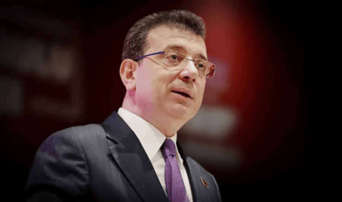 Ekrem İmamoğlu, İstanbul Büyükşehir Belediye (İBB) Başkanı ve CHP’nin Cumhurbaşkanı