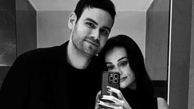 Oyuncu Esra Bilgiç ile sosyetenin tanınmış isimlerinden DJ Faruk Sabancı,