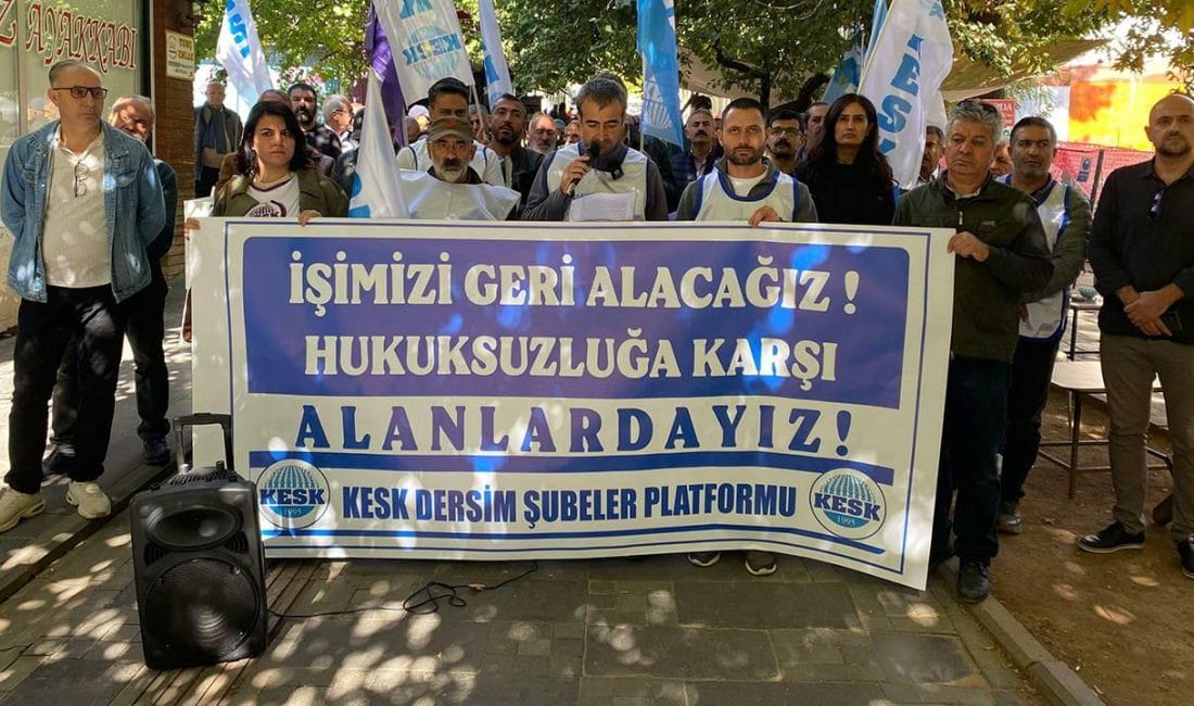 Kamu Emekçileri Sendikaları Konfederasyonu (KESK) Tunceli Şubeler Platformu, 15 Temmuz