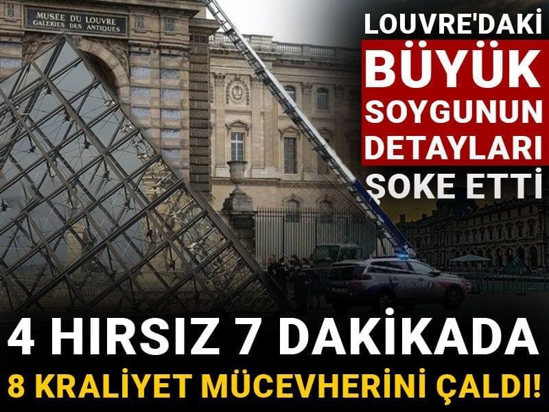 Fransa’daki Louvre Müzesi, yakın zamanda büyük bir soygunla sarsıldı. Soygun,