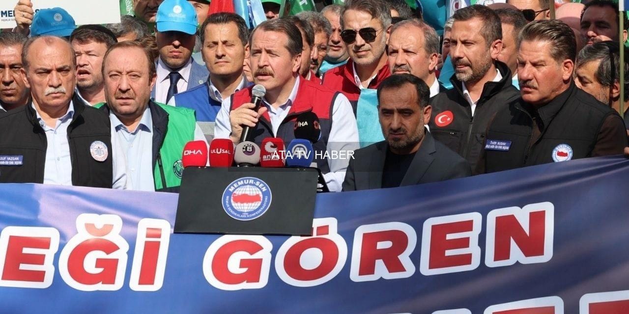 Memur-Sen TBMM Önünde “Emeği Gören, Hakkımızı Veren Bütçe İstiyoruz” Çağrısı