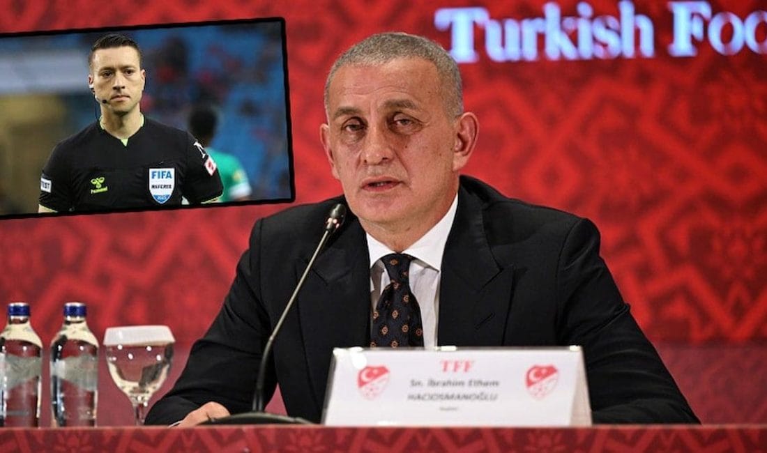 TFF Başkanı Hacıosmanoğlu ve Skandal Türkiye Futbol Federasyonu Başkanı İbrahim Hacıosmanoğlu, 27 Ekim Pazartesi günü