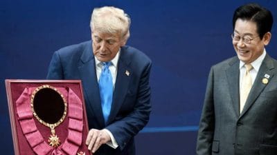 Gyeongju’da düzenlenen ikili görüşmede ABD Başkanı Donald Trump ile Güney