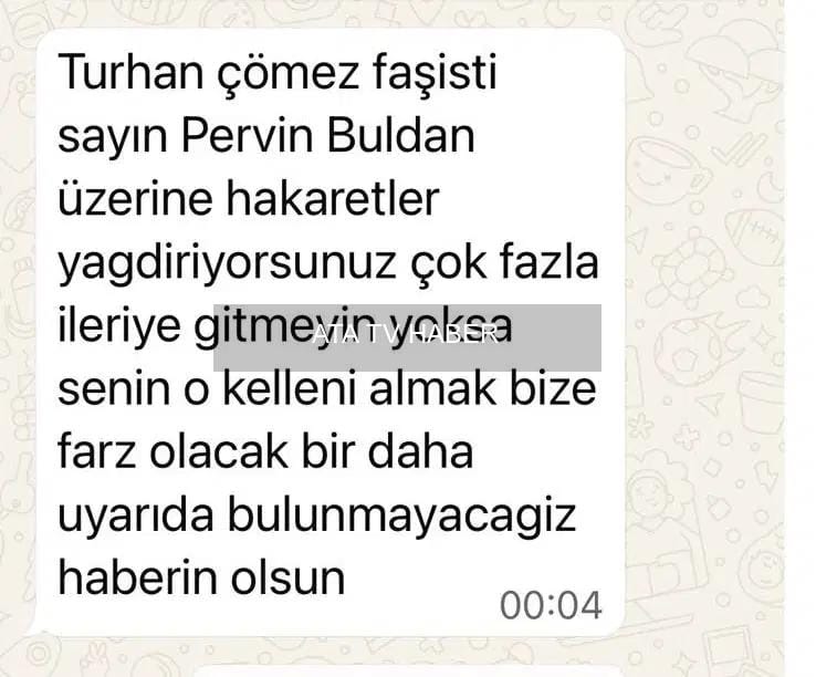 Tehditlerin Ardından Sert Tepki