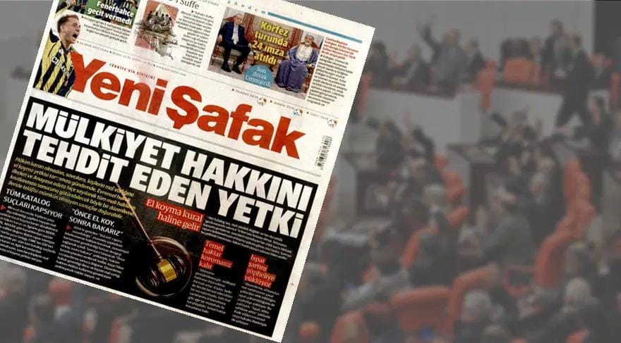 AKP tarafından Meclis’e sunulan torba yasa taslağındaki bir hüküm, iktidara