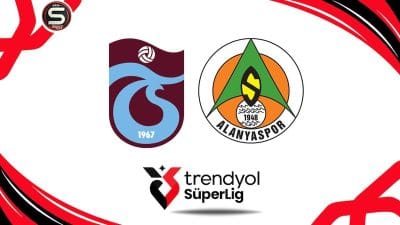 Trabzonspor sahasında Alanyaspor’u 1-0 yendi Trabzonspor, Trendyol Süper Lig’in 12.