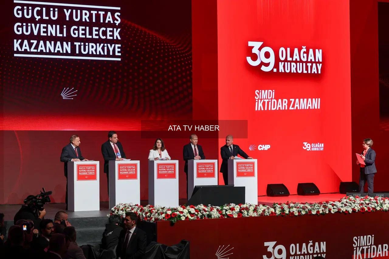 CHP 39. Olağan Kurultayı Açılışında Tüzük Değişiklikleri Kabul Edildi