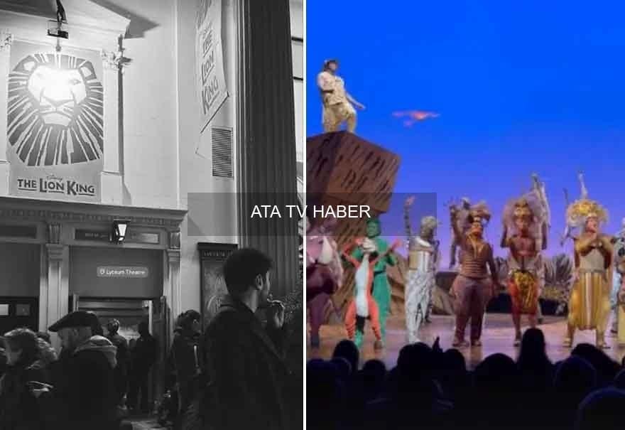 Sıla Türkoğlu ve Ata Ayyıldız Londra'da 'Aslan Kral' Müzikali İzledi