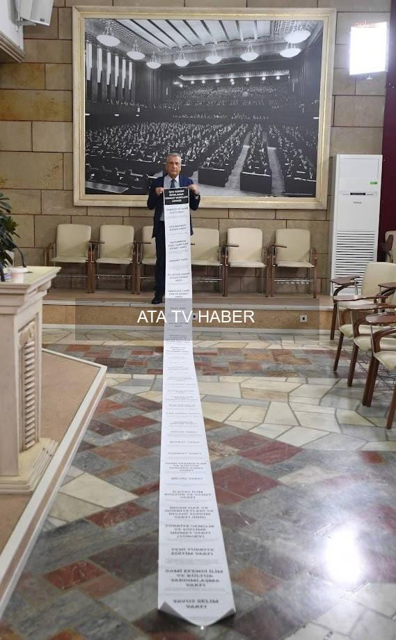 CHP Milletvekili Hasan Öztürkmen TBMM'de Vakıf Raporunu Açıkladı