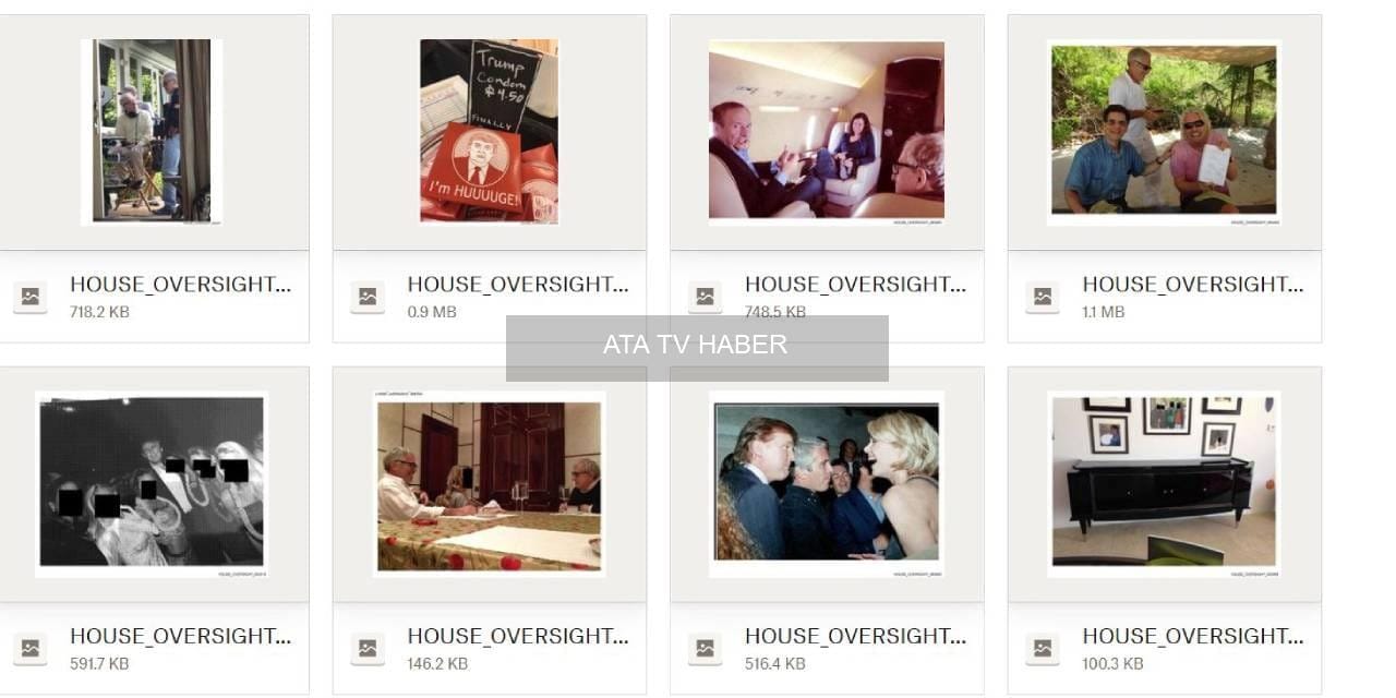 Gözetim Komitesi Epstein Arşivinden Seçilen Fotoğrafları Kamuoyuna Açıkladı