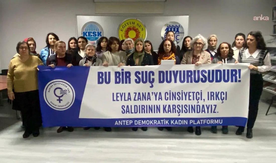 Gaziantep Demokratik Kadın Platformu’ndan Leyla Zana ve Gözde Şeker’e Yönelik