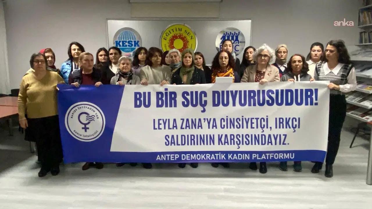 Gaziantep Demokratik Kadın Platformu’ndan Leyla Zana ve Gözde Şeker’e Yönelik