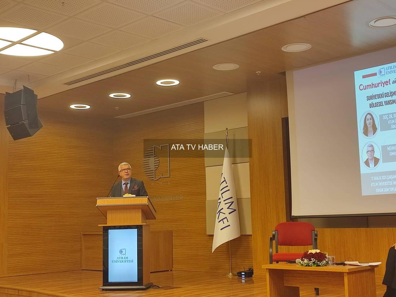 Atılım Üniversitesi'nde 'Suriye’deki Gelişmelerin Bölgesel Yansımaları' Söyleşisi Yapıldı