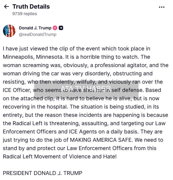 Başkan Trump'ın Açıklamaları