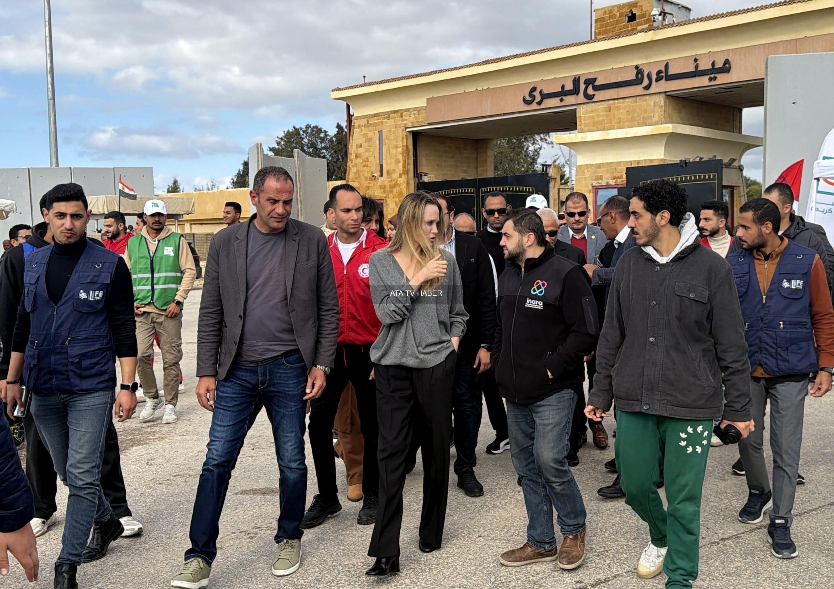 Angelina Jolie'nin Refah Ziyareti: Mısır Lojistik Merkezi ve Yardım Süreçleri İncelendi