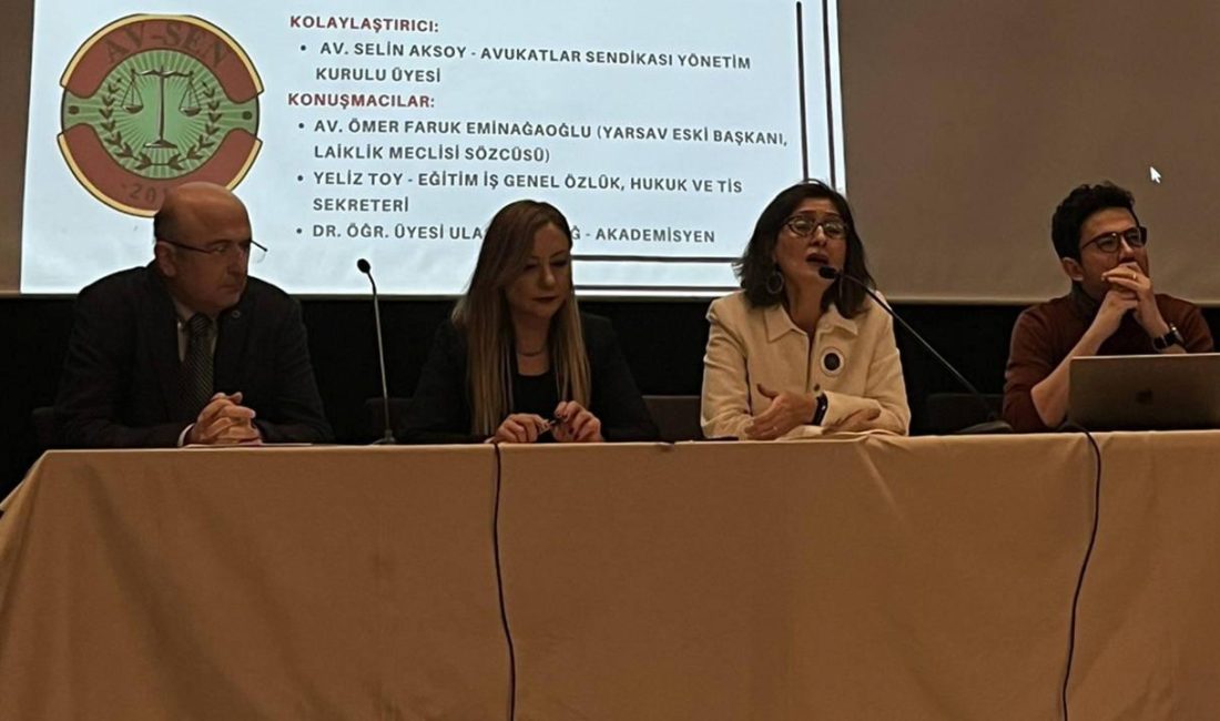 Avukatlar Sendikası 33. Adalet ve Demokrasi Haftası kapsamında panel düzenledi