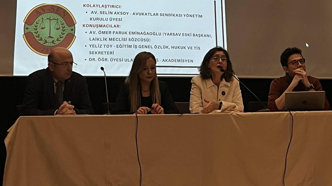 Avukatlar Sendikası 33. Adalet ve Demokrasi Haftası kapsamında panel düzenledi