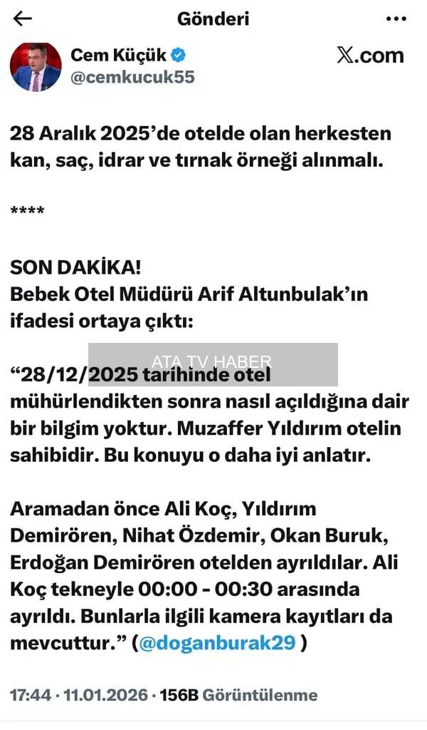 Bebek Otel Baskını ve Soruşturma Tartışmaları