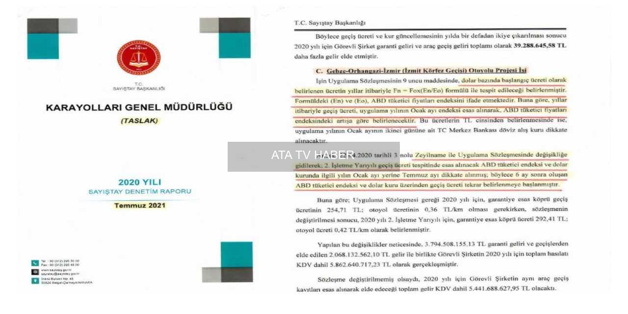 Osmangazi Köprüsü 2025 Raporu: Garanti Geçişler Tutulduğu Hâlde Hazine 505 Milyon Dolar Ödeme Yaptı