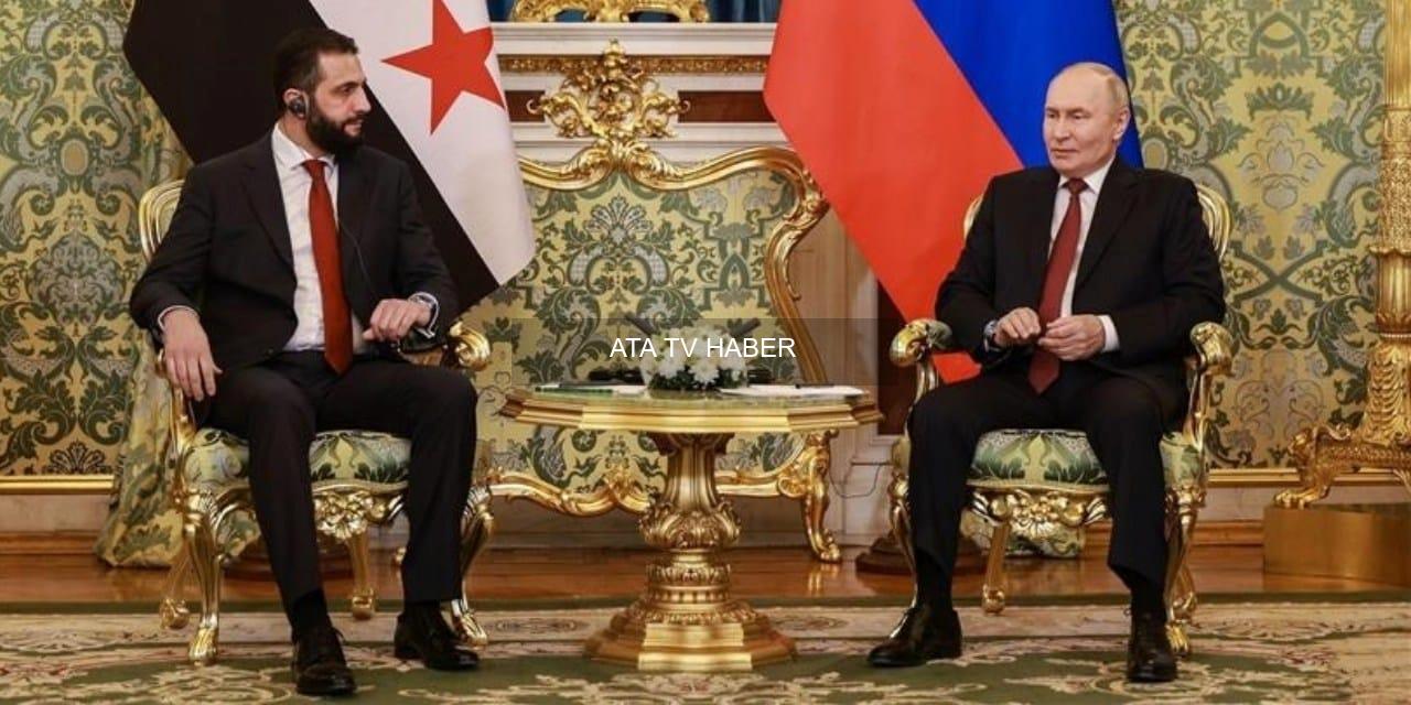 Moskova'da Şara-Putin Zirvesi: Suriye-Rusya İlişkilerinde Yeni Adımlar