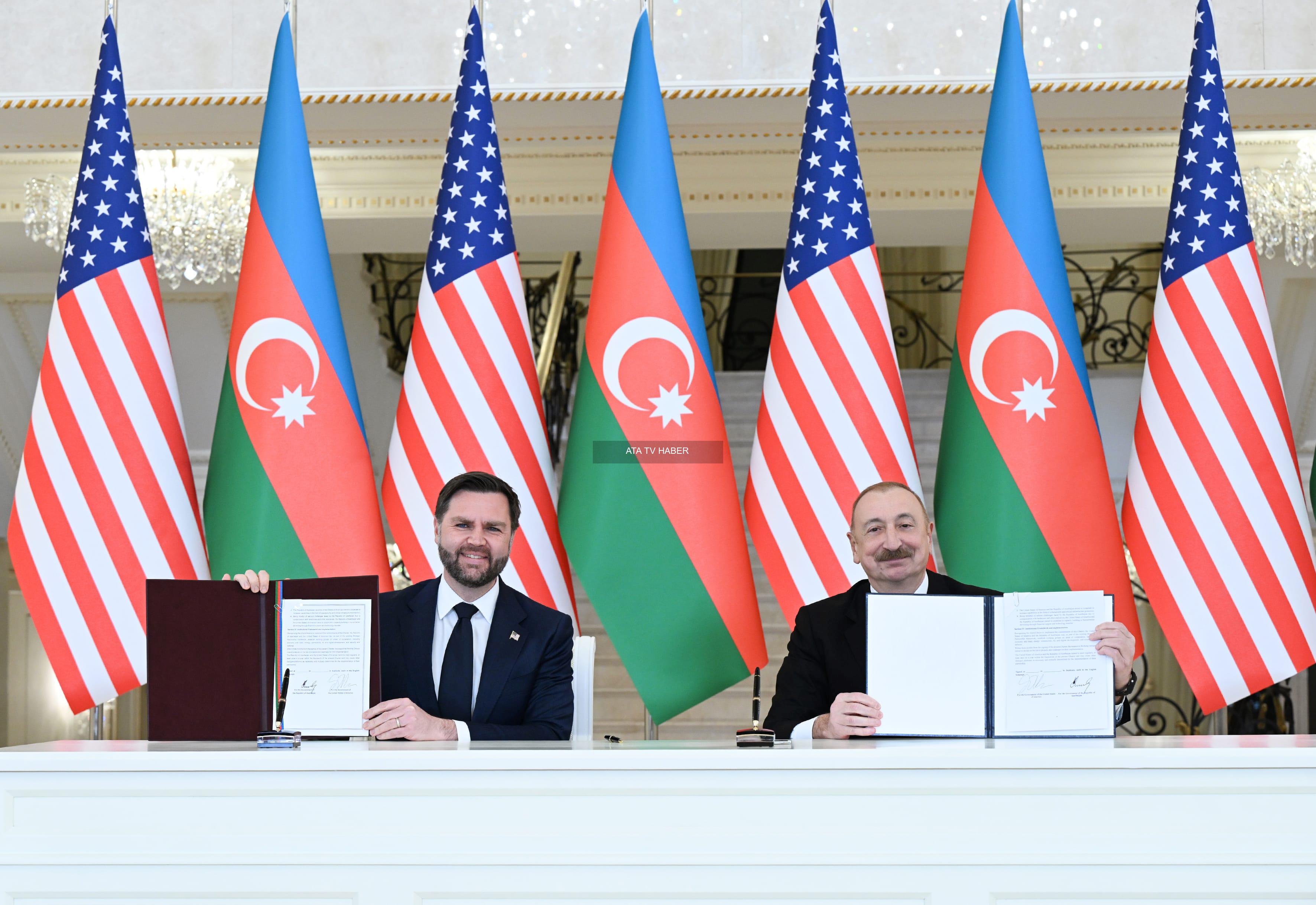 Azerbaycan ile ABD Arasında Stratejik Ortaklık Anlaşması İmzalandı