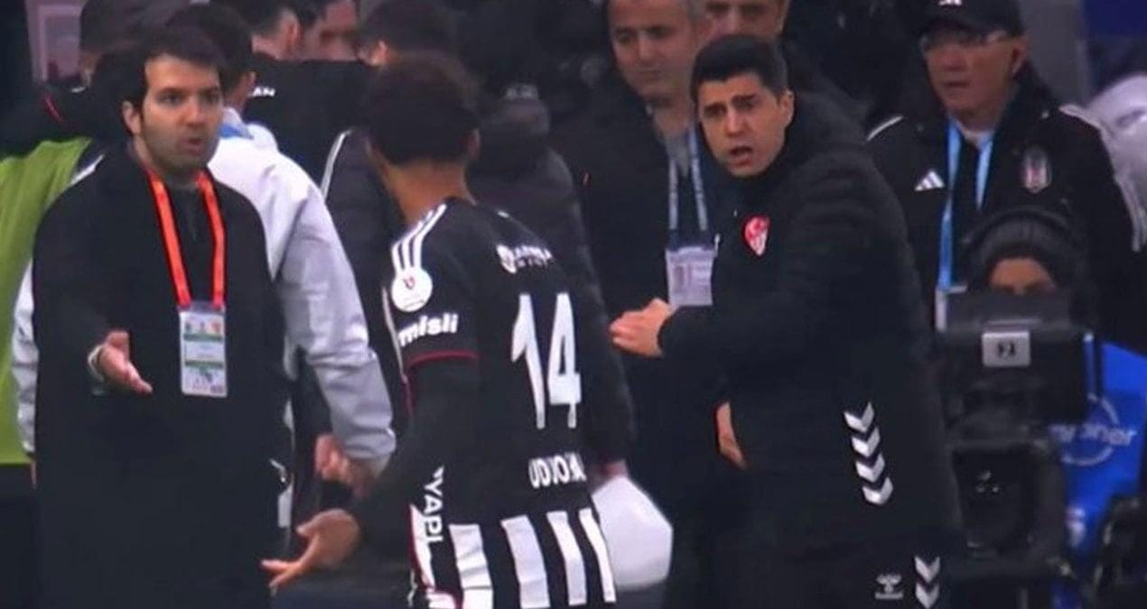 Beşiktaş oyuncusunu ‘azarlayan’ hakemi TFF’ye şikayet etti