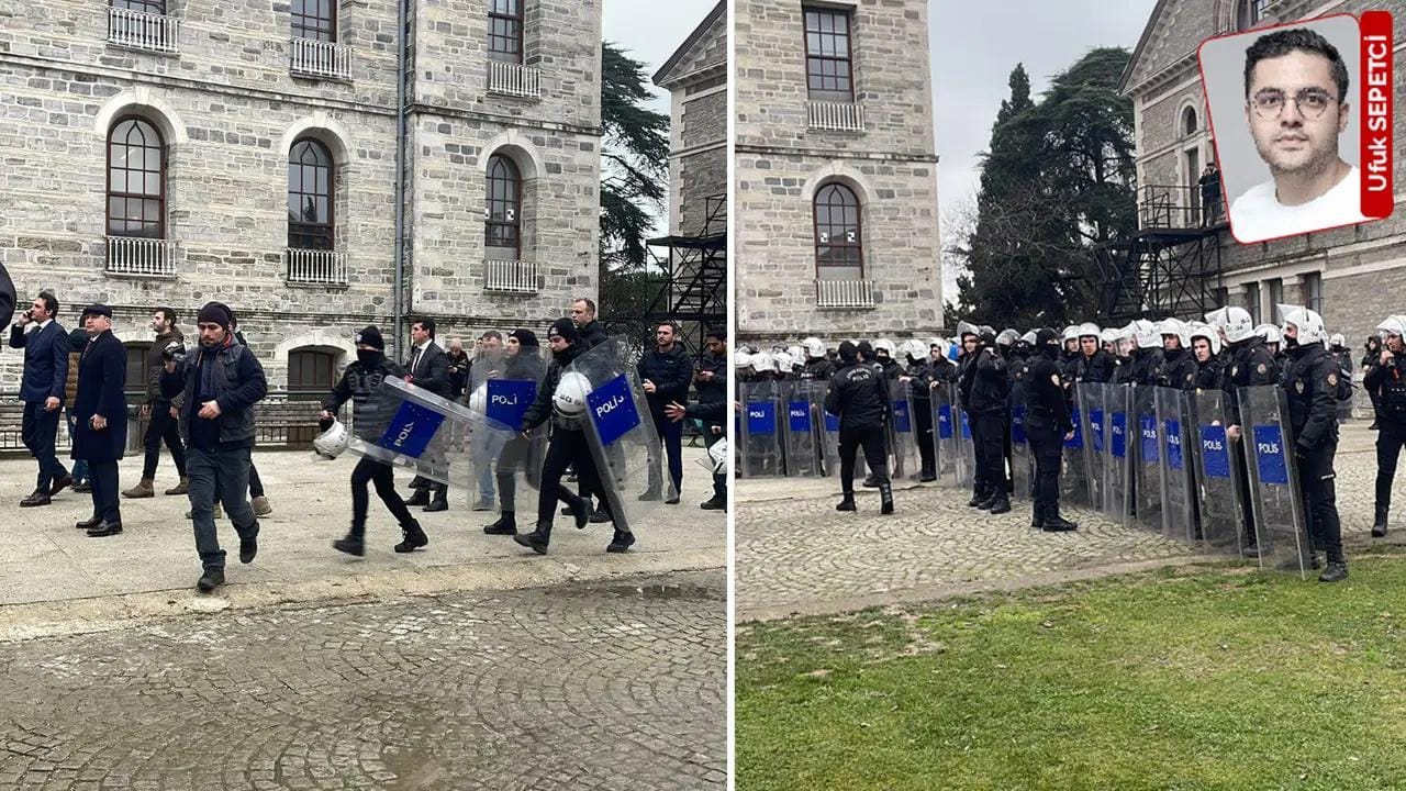 Hamlin Hall’in Boşaltılmasına Tepki: Güney Kampüs’te Gerginlik Boğaziçi Üniversitesi‘nde öğrenci