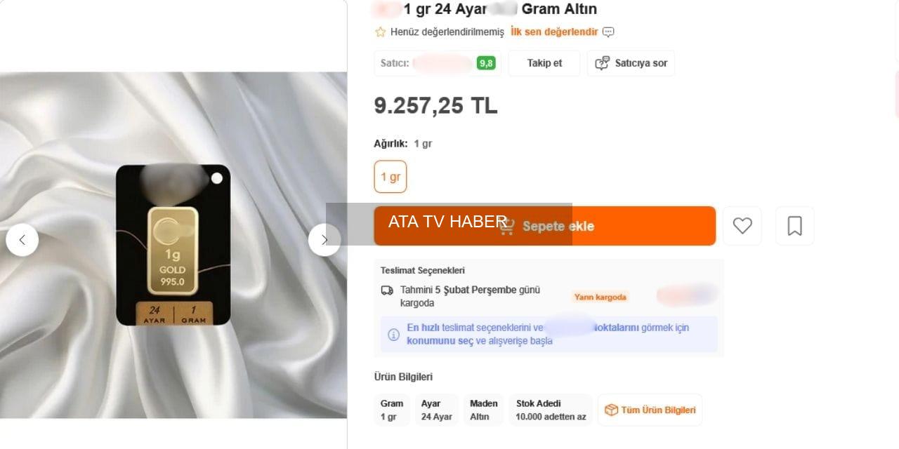 Taksitle Altın Satışı ve İnternetin Tercih Edilme Nedenleri