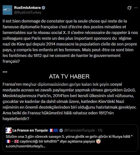 Diplomatik Dilden '1812 Hayaletleri'ne Geçiş