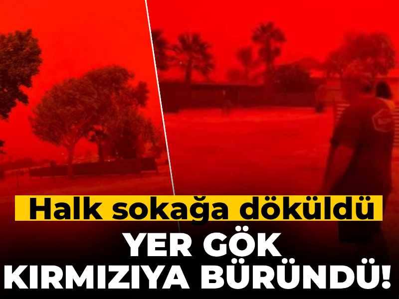 Narelle Tropikal Siklonu Carnarvon’u Kızıl Gökyüzüyle Karşıladı Batı Avustralya’nın Carnarvon