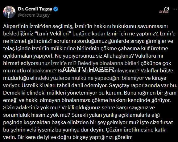 İzmir Meslek Fabrikası önündeki nöbet sürüyor