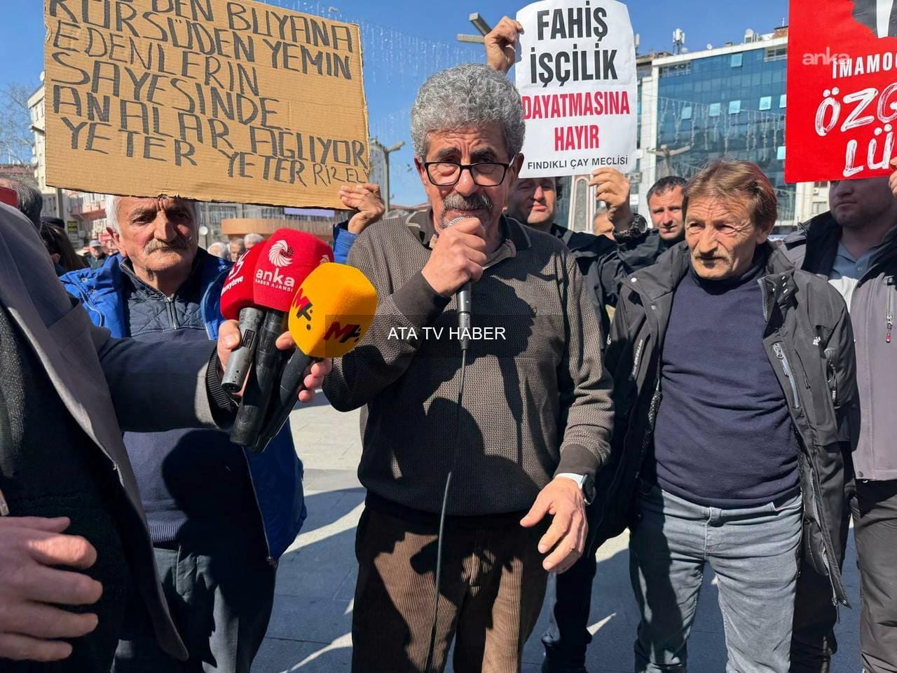 Rize’de Çay Üreticileri Mitinginde Talepler Yükseldi