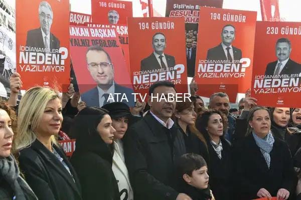 CHP İstanbul Örgütü, Tutuklu Belediye Başkanları İçin Çağlayan’da Toplandı