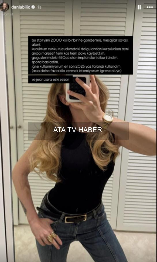 Danla Bilic, Geçirdiği Operasyonlar ve Sonrası Hakkında Bilgilendirdi