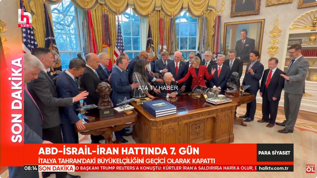 Oval Ofis’te Dua Anı: Evangelist Liderler Başkan Trump İçin Toplu Dua Etti
