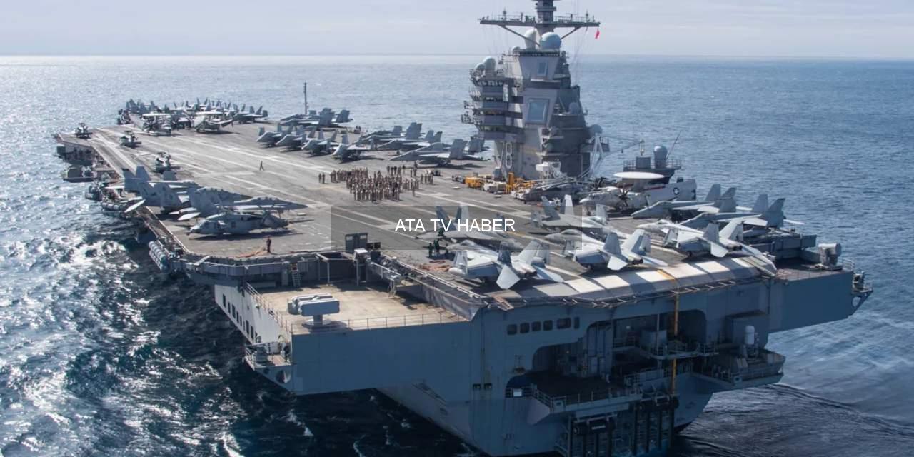 USS Gerald R. Ford, Girit’teki Yangın Sonrası Split Limanı’na Sevk Edildi