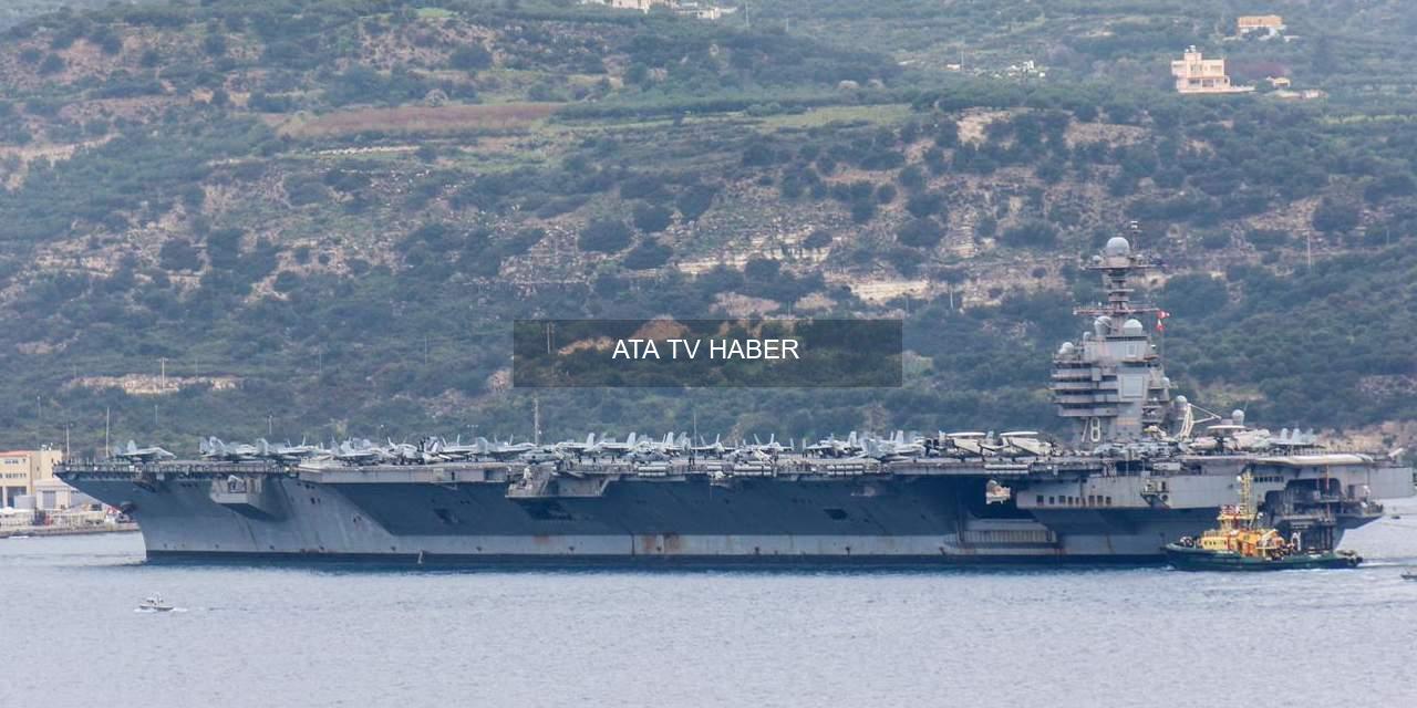 USS Gerald R. Ford, Girit’teki Yangın Sonrası Split Limanı’na Sevk Edildi