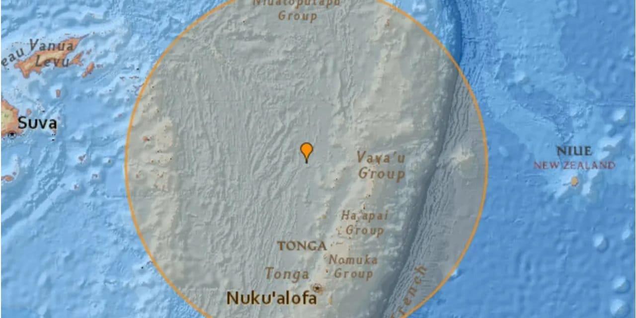 Tonga Adaları 7.6 Büyüklüğünde Depremle Sarsıldı Pasifik Okyanusu’nda yer alan