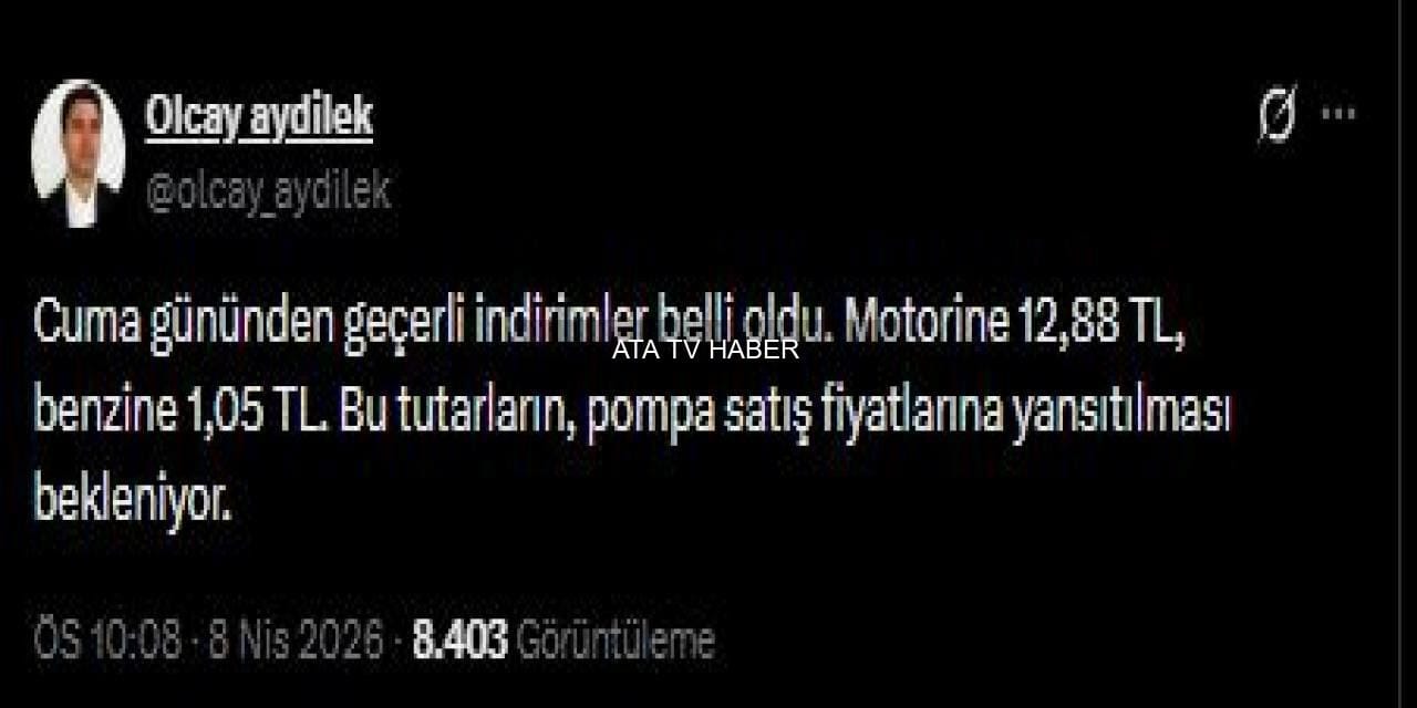 İndirimin Gerekçesi ve Beklenen Tutarlar