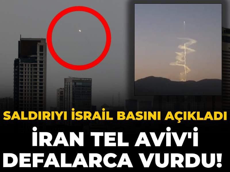 İran’dan Tel Aviv ve İsrail Merkezlerine Eş Zamanlı Misilleme Dalgaı