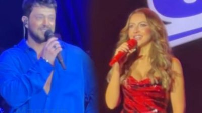 Murat Boz’dan Hadise’ye çok konuşulacak sözler: Böyle kıyafetler giyme karşımda Hadise ve Murat Boz Volkswagen Arena’da Müzikal Düello Hadise ile