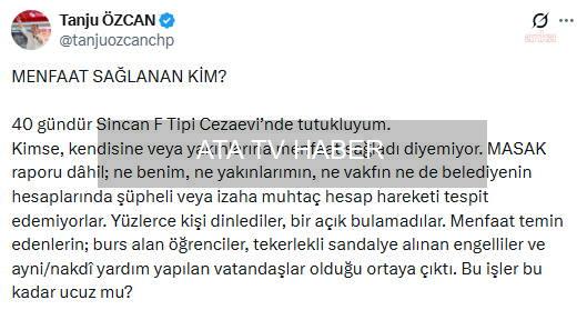 Bolu Belediye Başkanı Tanju Özcan'dan MASAK Raporu ve Hesap İncelemesi Açıklaması