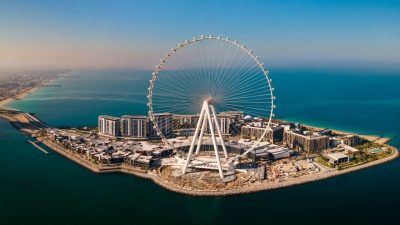 Ain Dubai, Bluewaters Adası’nda Ziyarete Açıldı Dubai‘nin Bluewaters Adası’nda inşa