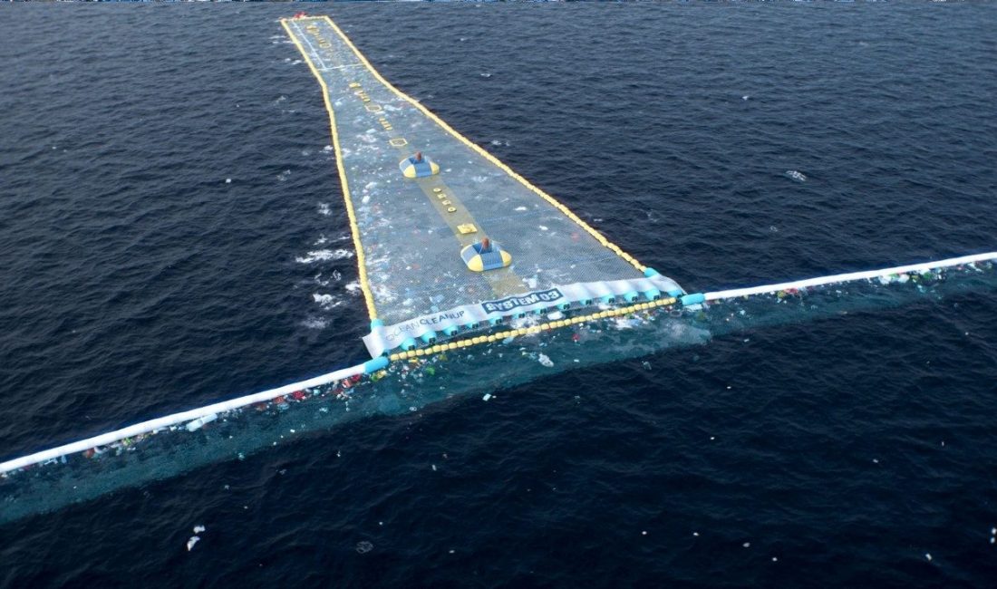 The Ocean Cleanup’dan System 03 ile Büyük Pasifik Çöp Yaması’nda